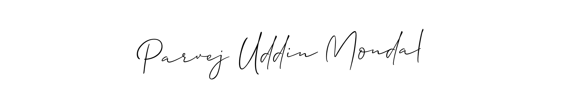 Make a beautiful signature design for name Parvej Uddin Mondal. Use this online signature maker to create a handwritten signature for free. Parvej Uddin Mondal signature style 2 images and pictures png