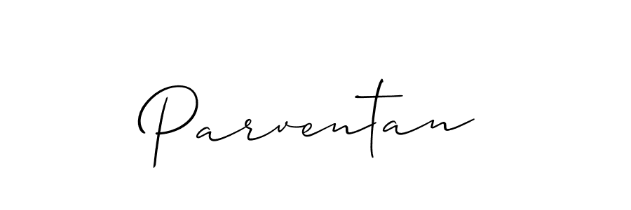 How to Draw Parventan signature style? Allison_Script is a latest design signature styles for name Parventan. Parventan signature style 2 images and pictures png