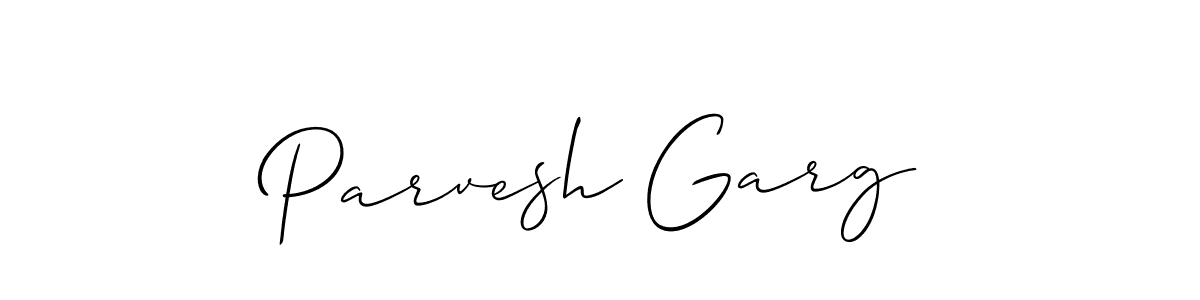 Also You can easily find your signature by using the search form. We will create Parvesh Garg name handwritten signature images for you free of cost using Allison_Script sign style. Parvesh Garg signature style 2 images and pictures png