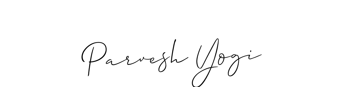 Best and Professional Signature Style for Parvesh Yogi. Allison_Script Best Signature Style Collection. Parvesh Yogi signature style 2 images and pictures png