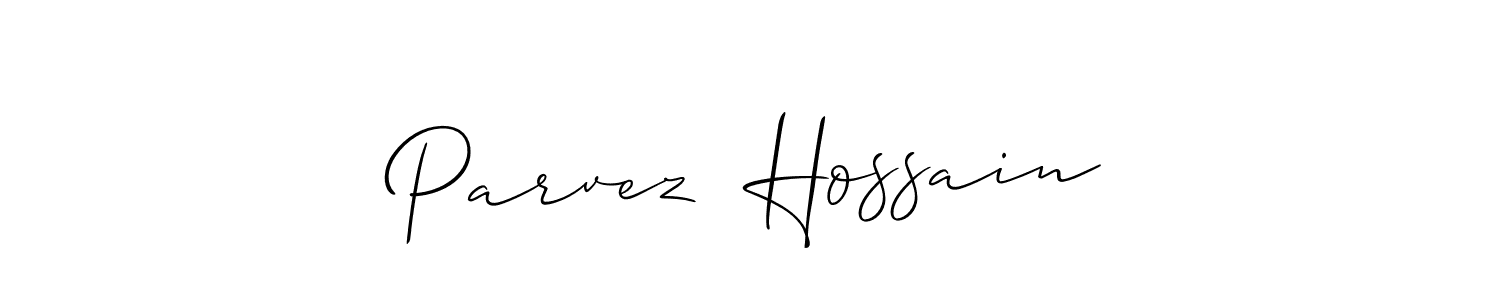 Parvez  Hossain stylish signature style. Best Handwritten Sign (Allison_Script) for my name. Handwritten Signature Collection Ideas for my name Parvez  Hossain. Parvez  Hossain signature style 2 images and pictures png