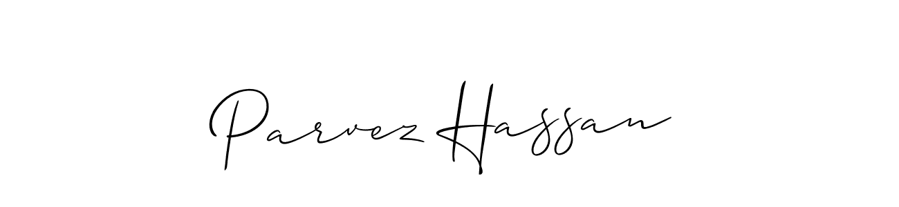 Best and Professional Signature Style for Parvez Hassan. Allison_Script Best Signature Style Collection. Parvez Hassan signature style 2 images and pictures png