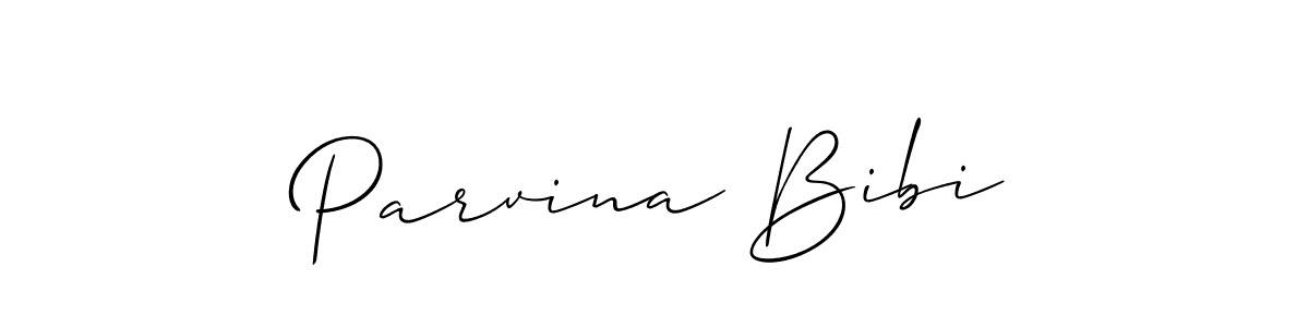 How to Draw Parvina Bibi signature style? Allison_Script is a latest design signature styles for name Parvina Bibi. Parvina Bibi signature style 2 images and pictures png