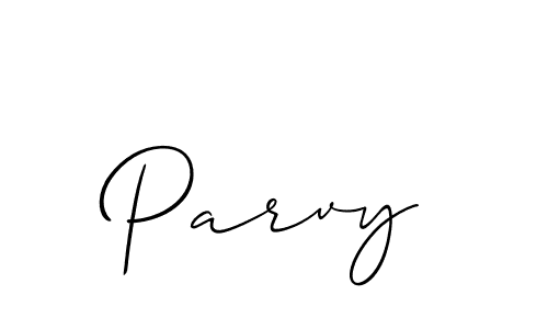 Make a beautiful signature design for name Parvy. Use this online signature maker to create a handwritten signature for free. Parvy signature style 2 images and pictures png