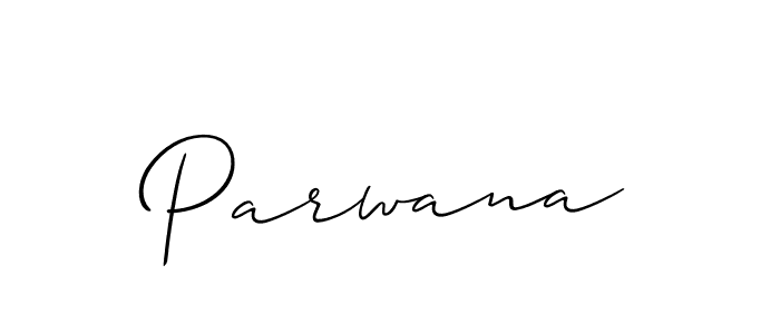 How to make Parwana signature? Allison_Script is a professional autograph style. Create handwritten signature for Parwana name. Parwana signature style 2 images and pictures png