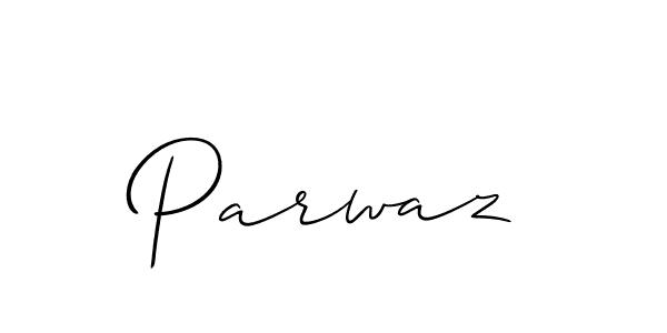 How to make Parwaz signature? Allison_Script is a professional autograph style. Create handwritten signature for Parwaz name. Parwaz signature style 2 images and pictures png