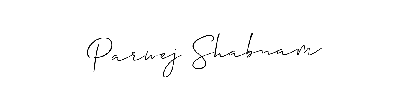 Here are the top 10 professional signature styles for the name Parwej Shabnam. These are the best autograph styles you can use for your name. Parwej Shabnam signature style 2 images and pictures png