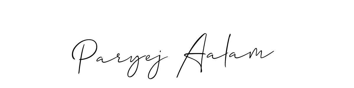 Best and Professional Signature Style for Paryej Aalam. Allison_Script Best Signature Style Collection. Paryej Aalam signature style 2 images and pictures png