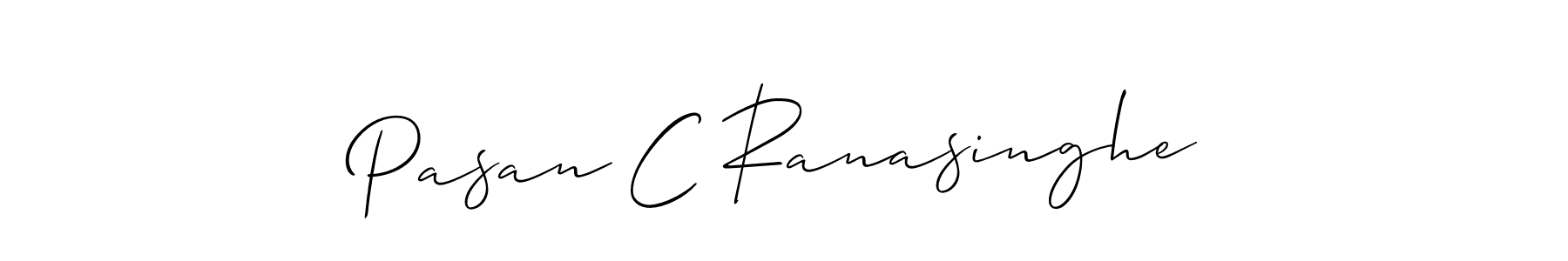 Similarly Allison_Script is the best handwritten signature design. Signature creator online .You can use it as an online autograph creator for name Pasan C Ranasinghe. Pasan C Ranasinghe signature style 2 images and pictures png