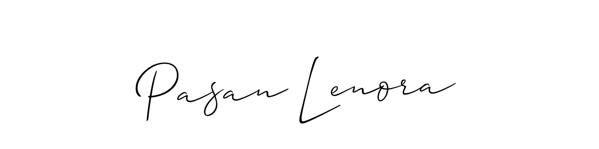 if you are searching for the best signature style for your name Pasan Lenora. so please give up your signature search. here we have designed multiple signature styles  using Allison_Script. Pasan Lenora signature style 2 images and pictures png