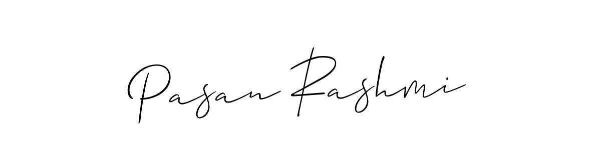 The best way (Allison_Script) to make a short signature is to pick only two or three words in your name. The name Pasan Rashmi include a total of six letters. For converting this name. Pasan Rashmi signature style 2 images and pictures png