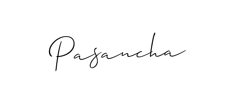 This is the best signature style for the Pasancha name. Also you like these signature font (Allison_Script). Mix name signature. Pasancha signature style 2 images and pictures png