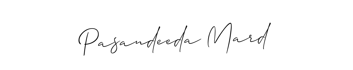 How to Draw Pasandeeda Mard signature style? Allison_Script is a latest design signature styles for name Pasandeeda Mard. Pasandeeda Mard signature style 2 images and pictures png