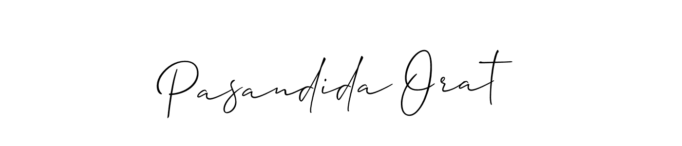 This is the best signature style for the Pasandida Orat name. Also you like these signature font (Allison_Script). Mix name signature. Pasandida Orat signature style 2 images and pictures png