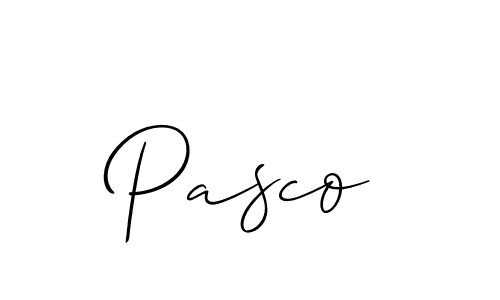 It looks lik you need a new signature style for name Pasco. Design unique handwritten (Allison_Script) signature with our free signature maker in just a few clicks. Pasco signature style 2 images and pictures png