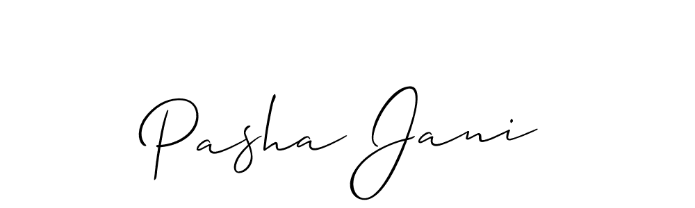 Make a short Pasha Jani signature style. Manage your documents anywhere anytime using Allison_Script. Create and add eSignatures, submit forms, share and send files easily. Pasha Jani signature style 2 images and pictures png