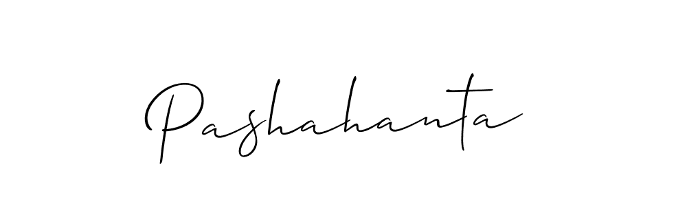 The best way (Allison_Script) to make a short signature is to pick only two or three words in your name. The name Pashahanta include a total of six letters. For converting this name. Pashahanta signature style 2 images and pictures png