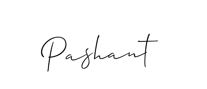 Pashant stylish signature style. Best Handwritten Sign (Allison_Script) for my name. Handwritten Signature Collection Ideas for my name Pashant. Pashant signature style 2 images and pictures png