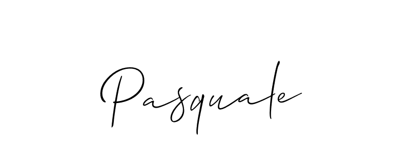 How to make Pasquale signature? Allison_Script is a professional autograph style. Create handwritten signature for Pasquale name. Pasquale signature style 2 images and pictures png