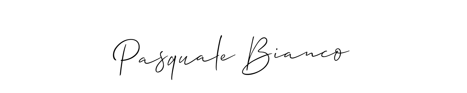 How to make Pasquale Bianco signature? Allison_Script is a professional autograph style. Create handwritten signature for Pasquale Bianco name. Pasquale Bianco signature style 2 images and pictures png