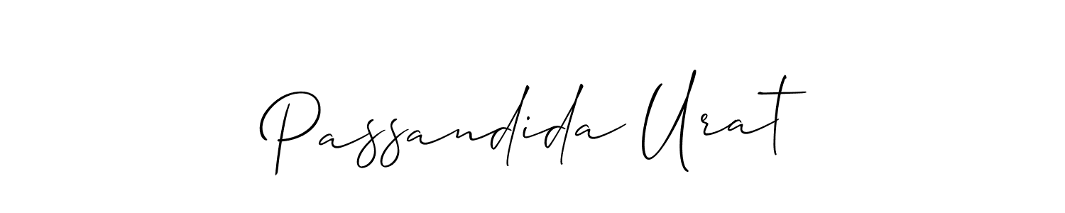 How to Draw Passandida Urat signature style? Allison_Script is a latest design signature styles for name Passandida Urat. Passandida Urat signature style 2 images and pictures png