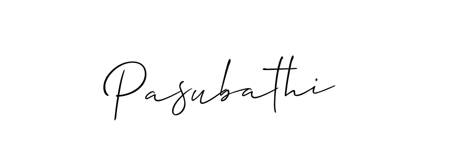 Pasubathi stylish signature style. Best Handwritten Sign (Allison_Script) for my name. Handwritten Signature Collection Ideas for my name Pasubathi. Pasubathi signature style 2 images and pictures png