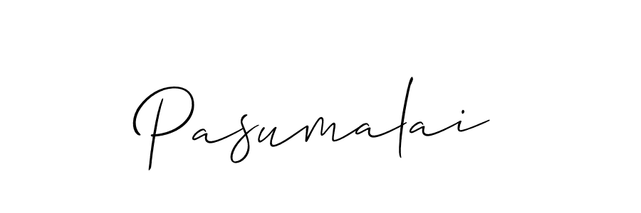 Also You can easily find your signature by using the search form. We will create Pasumalai name handwritten signature images for you free of cost using Allison_Script sign style. Pasumalai signature style 2 images and pictures png