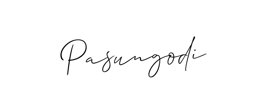Make a short Pasungodi signature style. Manage your documents anywhere anytime using Allison_Script. Create and add eSignatures, submit forms, share and send files easily. Pasungodi signature style 2 images and pictures png