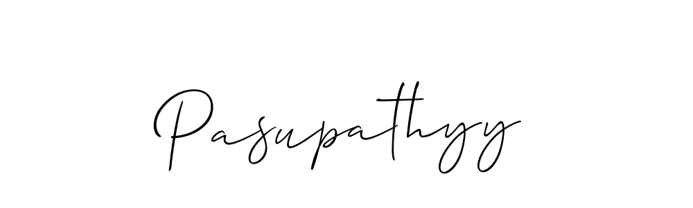 Also we have Pasupathyy name is the best signature style. Create professional handwritten signature collection using Allison_Script autograph style. Pasupathyy signature style 2 images and pictures png