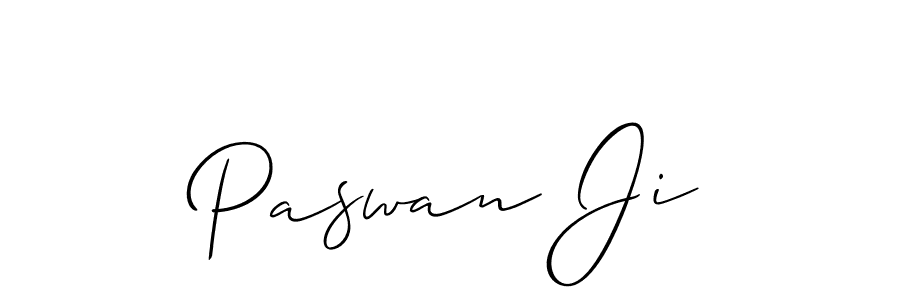 The best way (Allison_Script) to make a short signature is to pick only two or three words in your name. The name Paswan Ji include a total of six letters. For converting this name. Paswan Ji signature style 2 images and pictures png