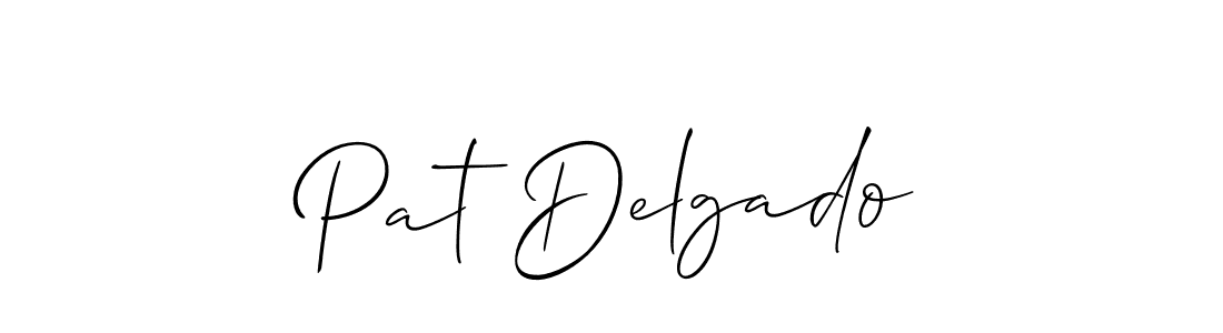 Make a beautiful signature design for name Pat Delgado. Use this online signature maker to create a handwritten signature for free. Pat Delgado signature style 2 images and pictures png