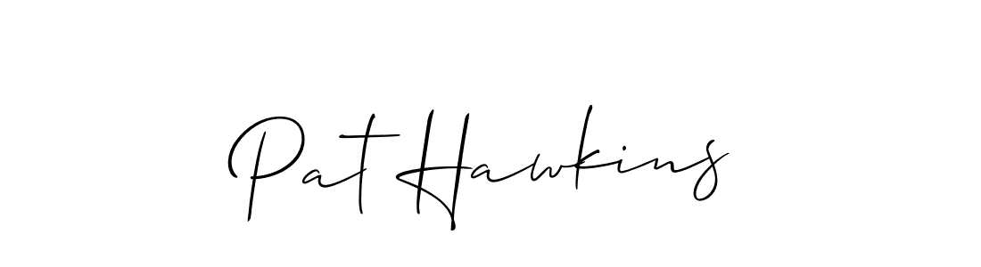 Pat Hawkins stylish signature style. Best Handwritten Sign (Allison_Script) for my name. Handwritten Signature Collection Ideas for my name Pat Hawkins. Pat Hawkins signature style 2 images and pictures png