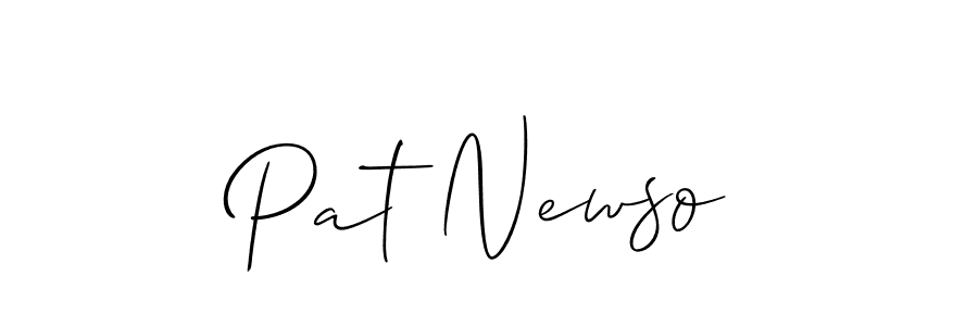 if you are searching for the best signature style for your name Pat Newso. so please give up your signature search. here we have designed multiple signature styles  using Allison_Script. Pat Newso signature style 2 images and pictures png