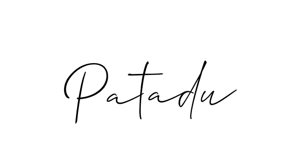 Make a beautiful signature design for name Patadu. Use this online signature maker to create a handwritten signature for free. Patadu signature style 2 images and pictures png