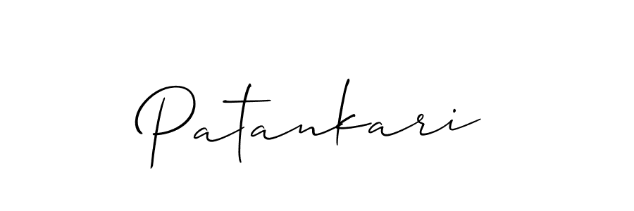 Similarly Allison_Script is the best handwritten signature design. Signature creator online .You can use it as an online autograph creator for name Patankari. Patankari signature style 2 images and pictures png