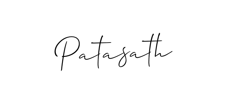 Best and Professional Signature Style for Patasath. Allison_Script Best Signature Style Collection. Patasath signature style 2 images and pictures png