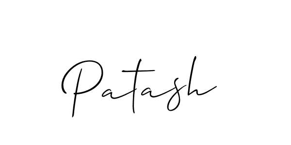 How to make Patash signature? Allison_Script is a professional autograph style. Create handwritten signature for Patash name. Patash signature style 2 images and pictures png