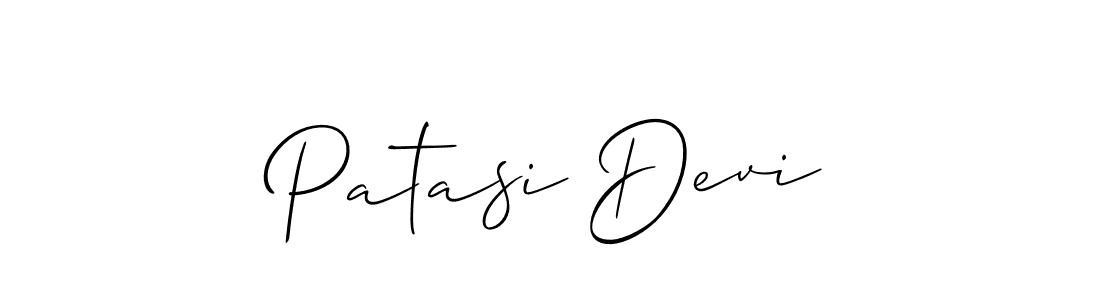 Also we have Patasi Devi name is the best signature style. Create professional handwritten signature collection using Allison_Script autograph style. Patasi Devi signature style 2 images and pictures png