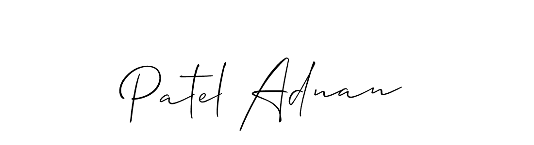 Best and Professional Signature Style for Patel Adnan. Allison_Script Best Signature Style Collection. Patel Adnan signature style 2 images and pictures png