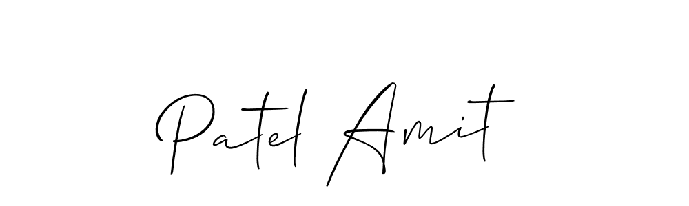 Use a signature maker to create a handwritten signature online. With this signature software, you can design (Allison_Script) your own signature for name Patel Amit. Patel Amit signature style 2 images and pictures png