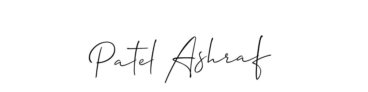 The best way (Allison_Script) to make a short signature is to pick only two or three words in your name. The name Patel Ashraf include a total of six letters. For converting this name. Patel Ashraf signature style 2 images and pictures png