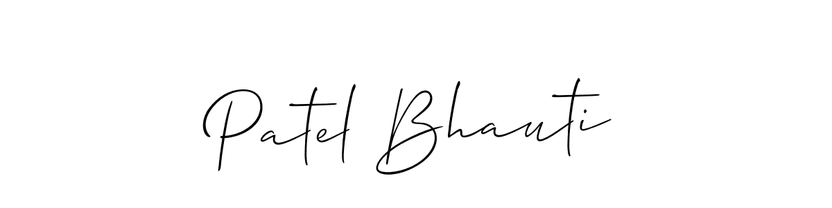 This is the best signature style for the Patel Bhauti name. Also you like these signature font (Allison_Script). Mix name signature. Patel Bhauti signature style 2 images and pictures png