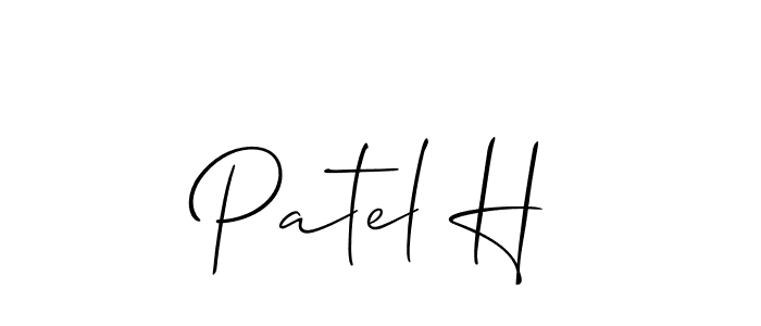 You can use this online signature creator to create a handwritten signature for the name Patel H. This is the best online autograph maker. Patel H signature style 2 images and pictures png