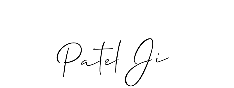 The best way (Allison_Script) to make a short signature is to pick only two or three words in your name. The name Patel Ji include a total of six letters. For converting this name. Patel Ji signature style 2 images and pictures png