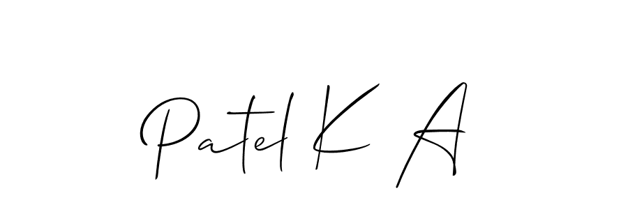 Once you've used our free online signature maker to create your best signature Allison_Script style, it's time to enjoy all of the benefits that Patel K A name signing documents. Patel K A signature style 2 images and pictures png
