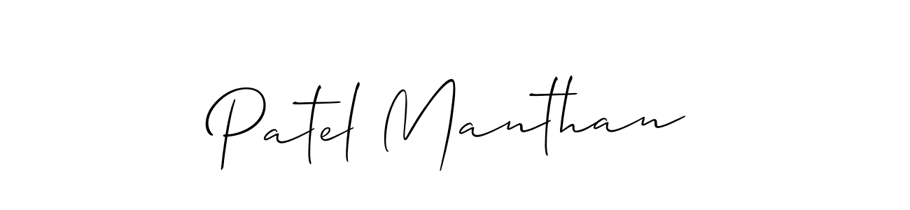 Best and Professional Signature Style for Patel Manthan. Allison_Script Best Signature Style Collection. Patel Manthan signature style 2 images and pictures png