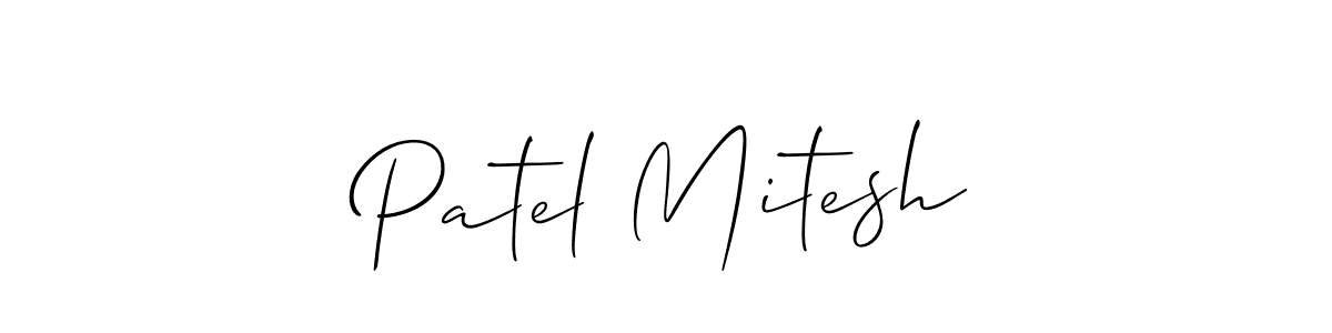 Also You can easily find your signature by using the search form. We will create Patel Mitesh name handwritten signature images for you free of cost using Allison_Script sign style. Patel Mitesh signature style 2 images and pictures png