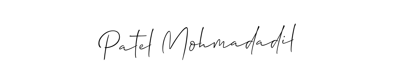 Here are the top 10 professional signature styles for the name Patel Mohmadadil. These are the best autograph styles you can use for your name. Patel Mohmadadil signature style 2 images and pictures png