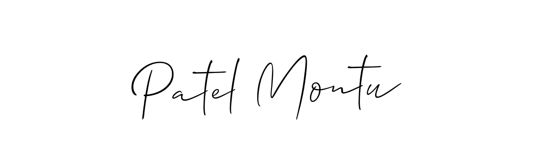 This is the best signature style for the Patel Montu name. Also you like these signature font (Allison_Script). Mix name signature. Patel Montu signature style 2 images and pictures png
