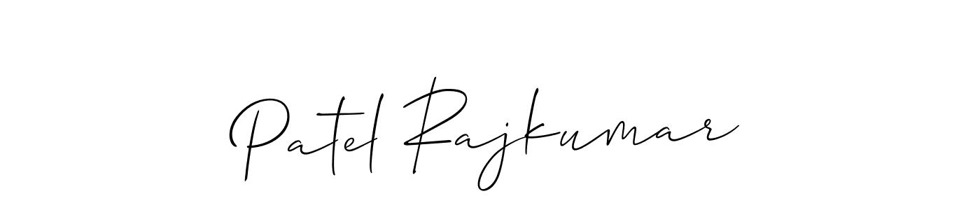 The best way (Allison_Script) to make a short signature is to pick only two or three words in your name. The name Patel Rajkumar include a total of six letters. For converting this name. Patel Rajkumar signature style 2 images and pictures png